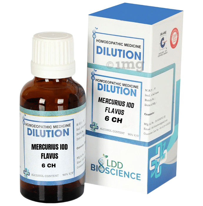 LDD Bioscience Mercurius Iod Flavus Dilution 6 CH