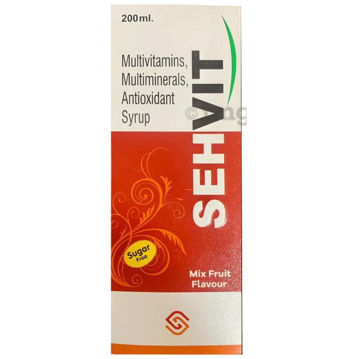 Sehwin Sehvit Syrup Sugar Free Mixed Fruit