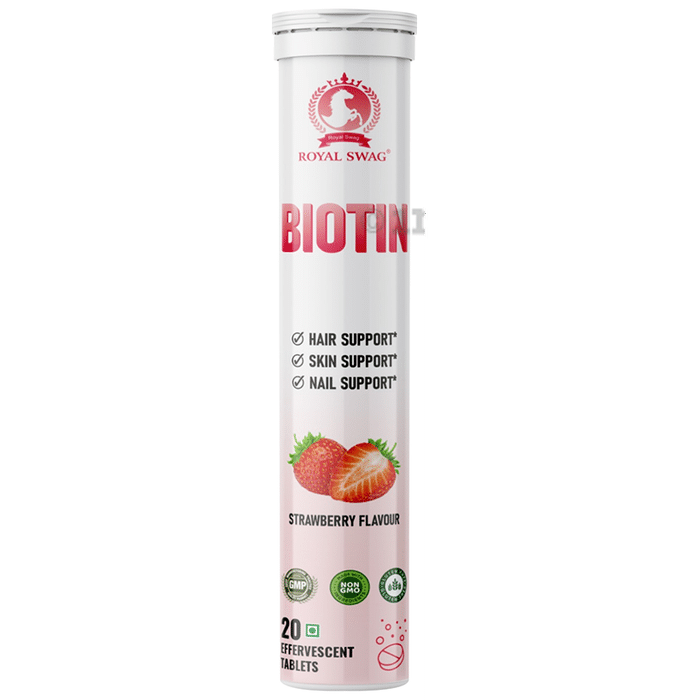 Royal Swag Biotin Effervescent Tablet Strawberry