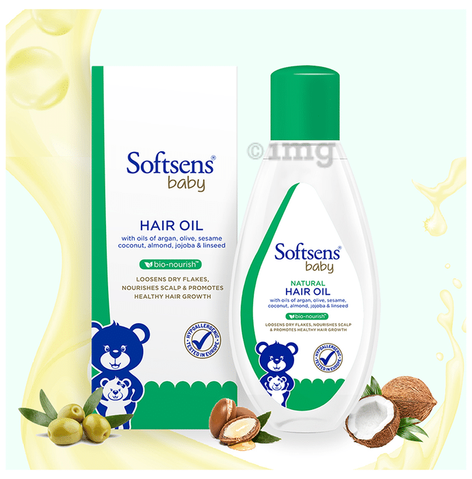Softsens Baby Natural Hair Oil (100ml Each)