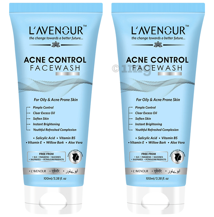 L'avenour Acne Control Facewash (100ml Each)