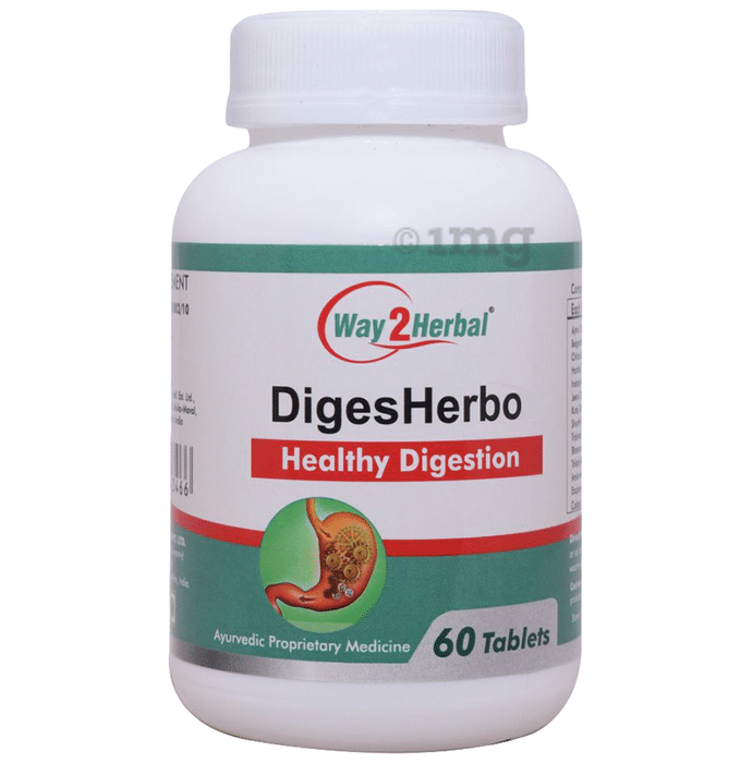 Way2Herbal Diges Herbo Healthy Digestion Tablet