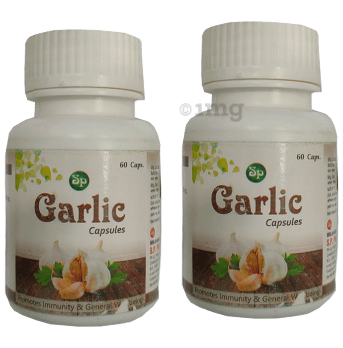 S.P Pharmaceuticals Garlic Capsule (60 Each) Buy combo pack of 2.0