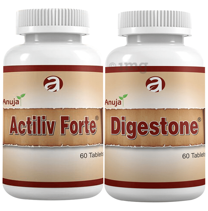 Anuja Combo Pack of Actiliv Forte Tablet & Disgestone Tablet (60 Each)