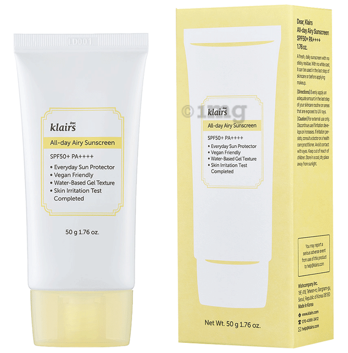 Klairs All-Day Airy Sunscreen SPF 50 PA++++