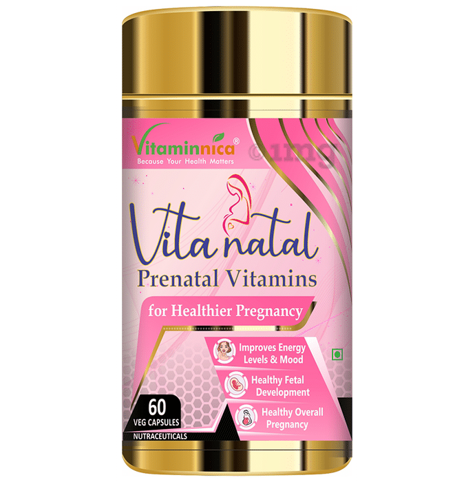 Vitaminnica Vita Natal Prenatal Vitamins Veg Capsule