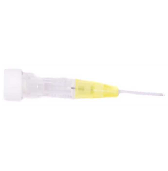 Mowell IV Catheter/Cannula without injection valve & without wings Yellow 24G