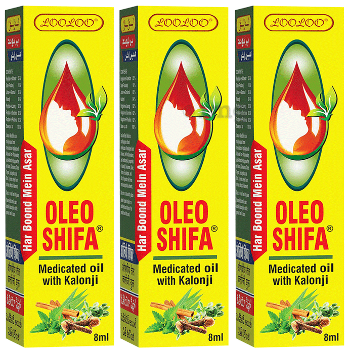 LooLoo Oleo Shifa Medicated Oil with Kalonji Roll On (8ml Each)