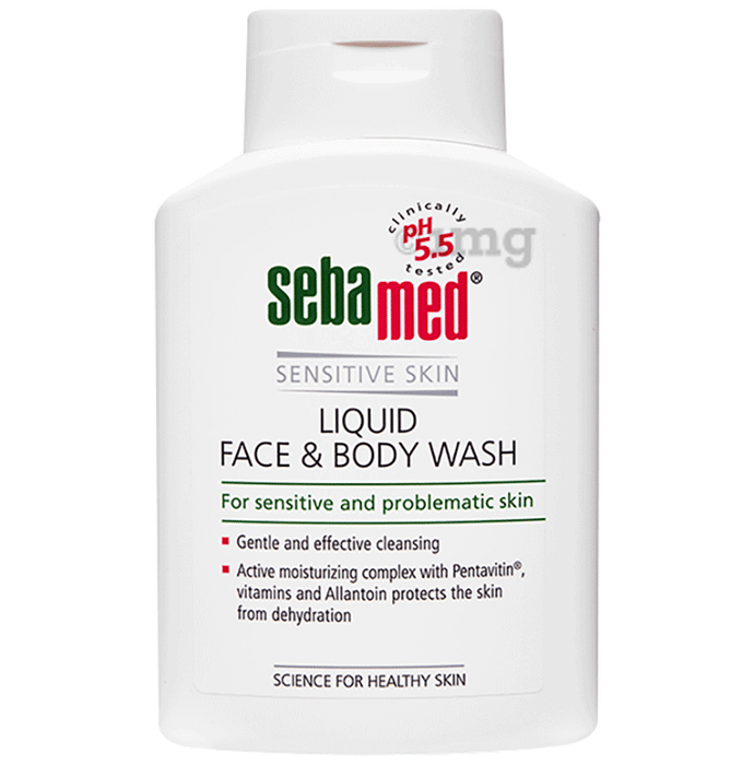 Sebamed Liquid Face & Body Wash with Allantoin | For Sensitive Skin