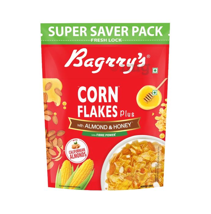 Bagrry's Corn Flakes Plus with Almond & Honey