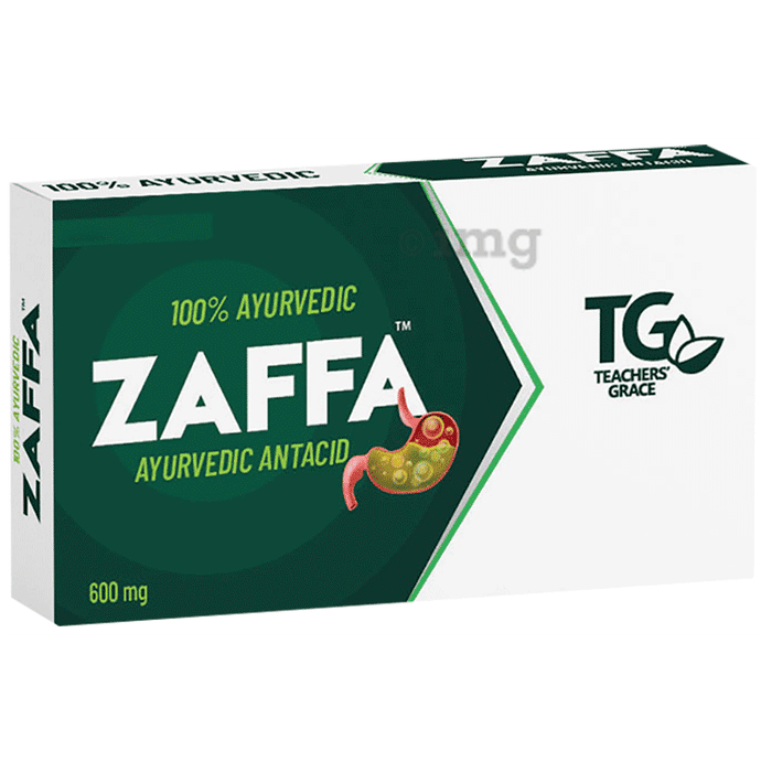 Teachers' Grace Zaffa Ayurvedic Antacid Tablets | For Digestion, Gas & Acidity