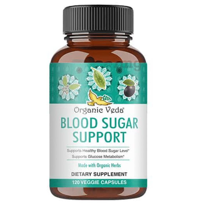 Organic Veda Blood Sugar Support Veggie Capsule