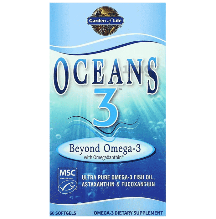 Garden of Life Oceans 3 Beyond Omega-3 Softgel | For Immunity, Heart & Joint Support
