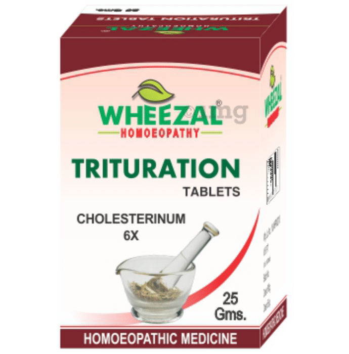 Wheezal Cholesterinum Trituration Tablet 6X
