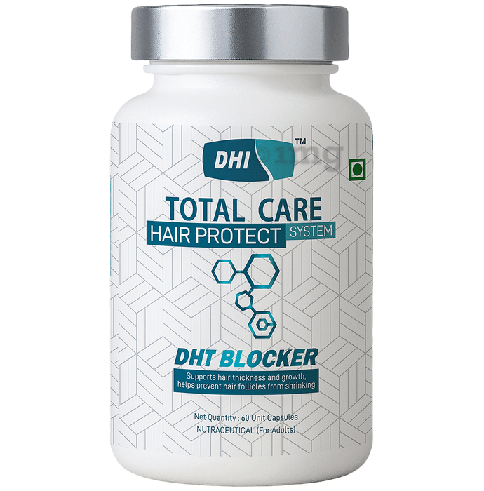 DHI DHT Blocker with Stinging Nettle & Pumpkin Seed | for Hair Fall Control Capsule