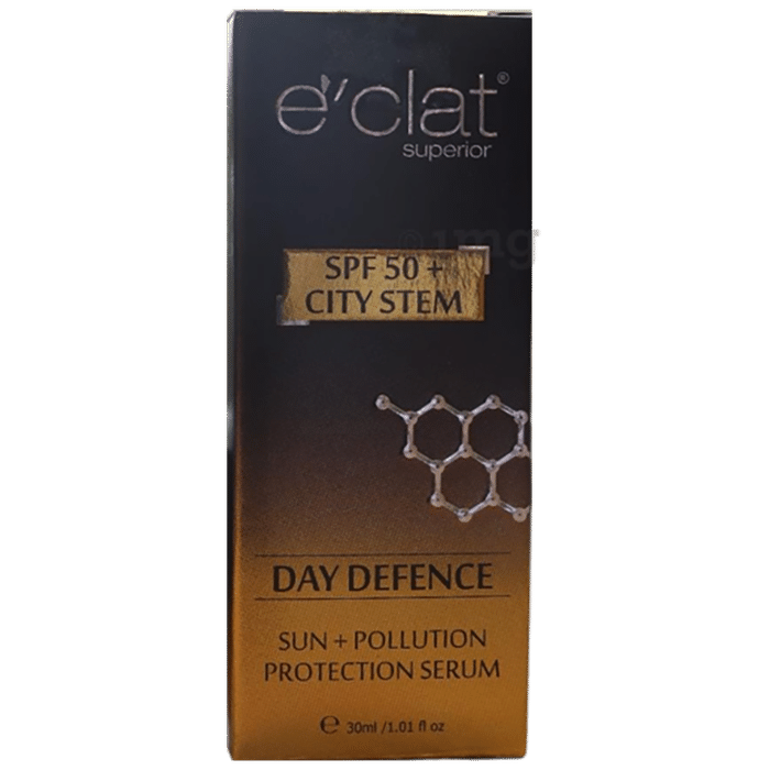 e’clat Superior Day Defence Sun + Pollution Protection Sunscreen Serum SPF 50+