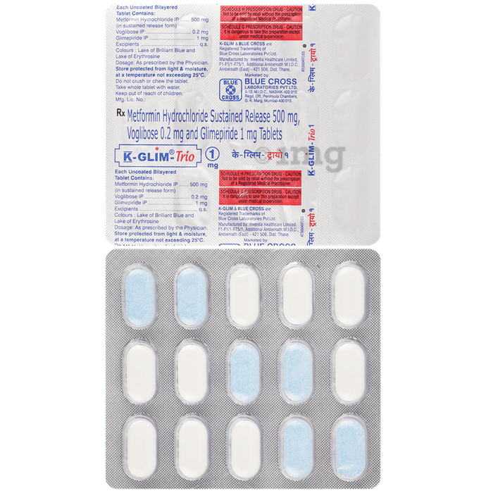 K-Glim-Trio 1mg Tablet SR