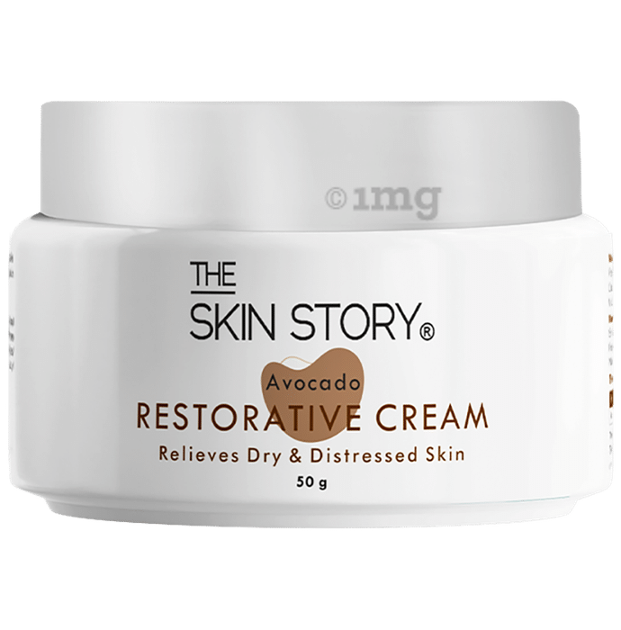 The Skin Story Avocado Restorative Face Moisturizing Cream | Relieves Dry & Distressed Skin