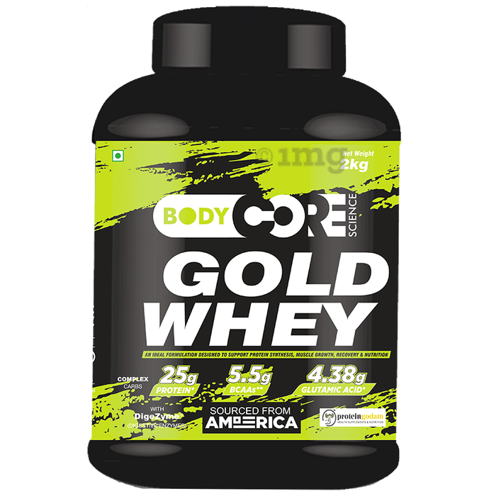 Body Core Science Gold Whey Green Powder Cream and Cookie