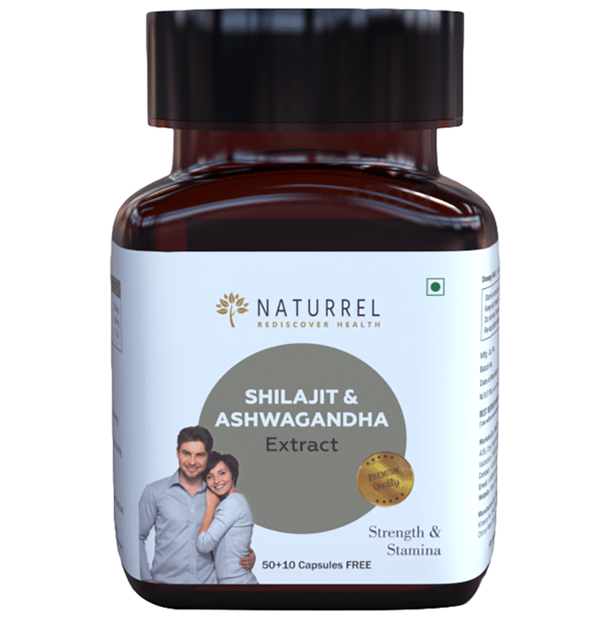 Naturrel Shilajit & Ashwagandha Extract Capsule