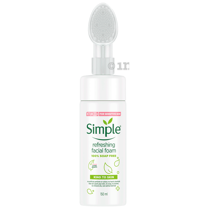 Simple Refreshing Facial Foam Face Wash