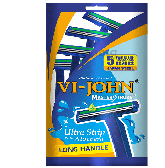 Vi-John Platinum Caoted Master Stroke Disposable Razor