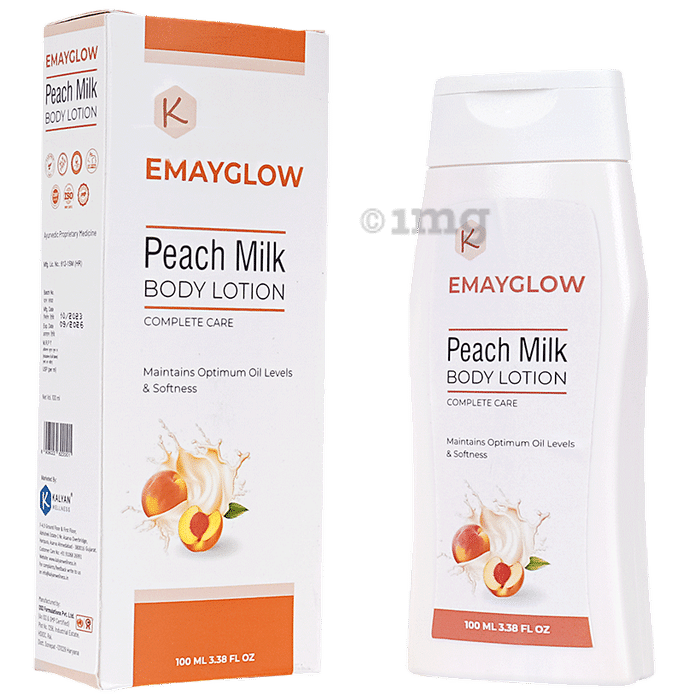 Emayglow Peach Milk Body Lotion(100ml Each)