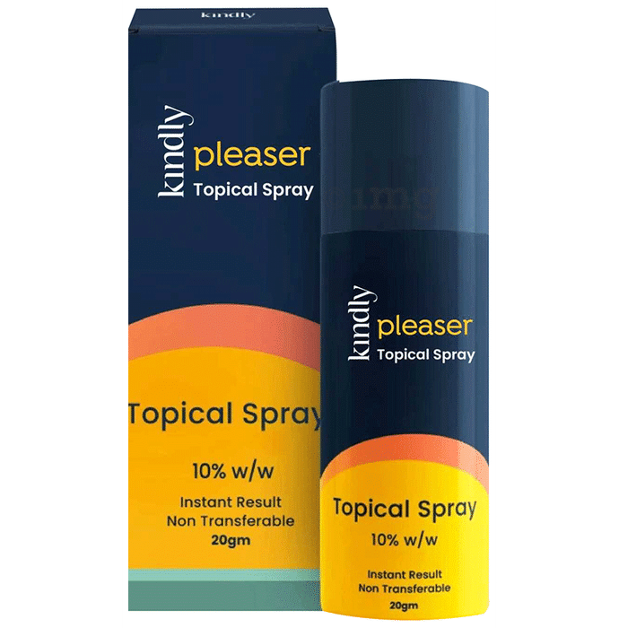 Kindly Health Pleaser Topical Spray | Non-Transferrable Spray For Men |