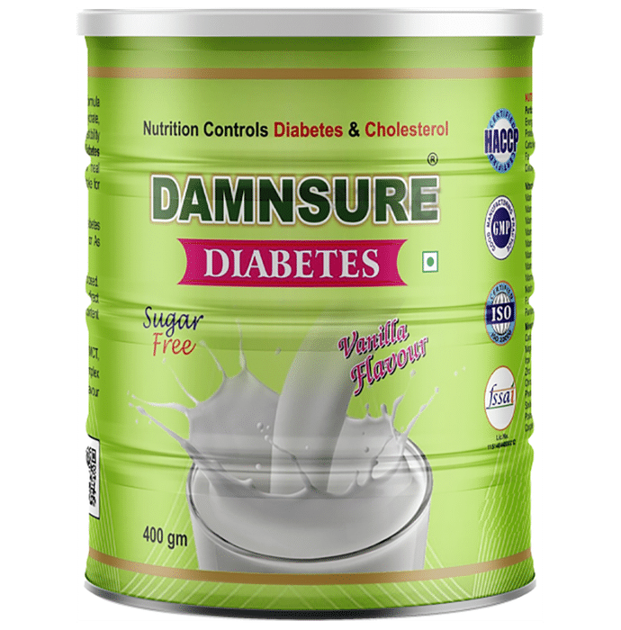 Wellknown Healthcare Damnsure Diabetes Powder Vanilla Sugar Free