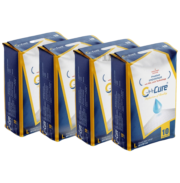 C Cure Premium Underpads with Gel Lock Technology (10 Each)