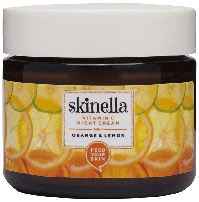 Skinella Vitamin C Night Cream Orange & Lemon