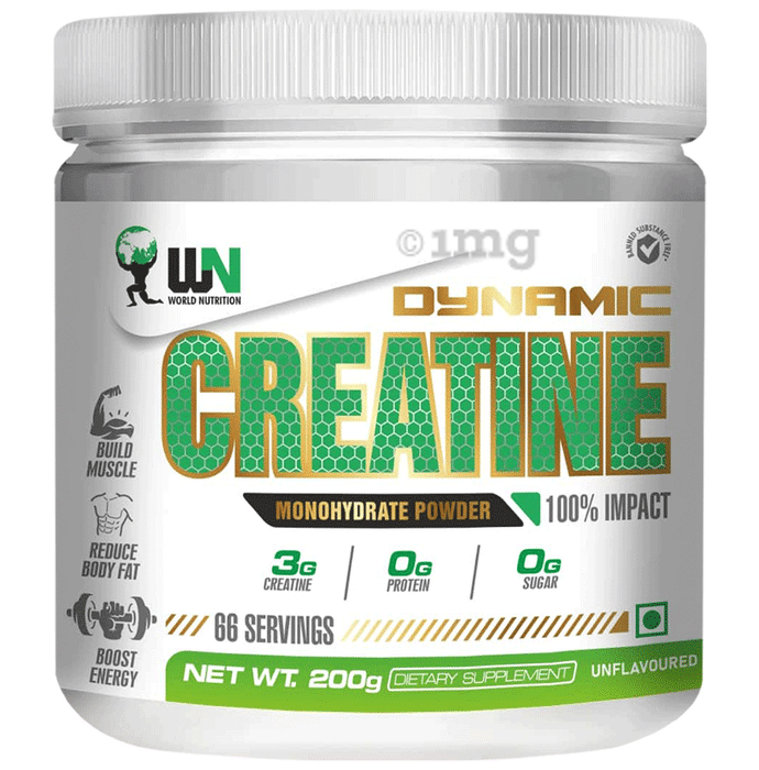 WN World Nutrition Dynamic Creatine Monohydrate Powder Unflavoured