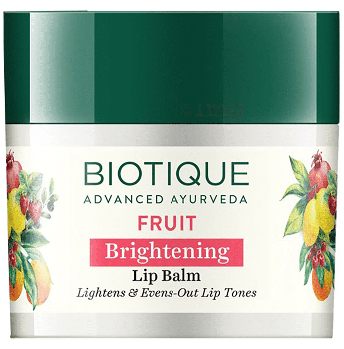 Biotique Fruit Lip Brightening Balm | Brightens & Evens Out Lip Tone