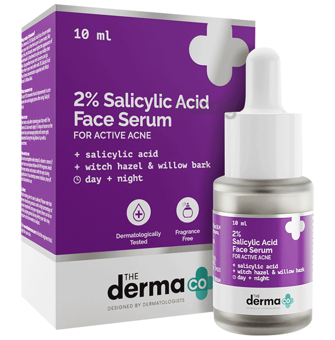 The Derma Co 2% Salicylic Acid Face Serum | For Active Acne