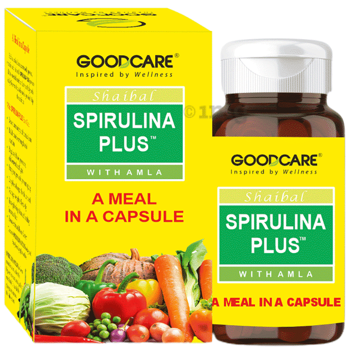 Goodcare Spirulina Plus Capsule Buy bottle of 60.0 capsules at best