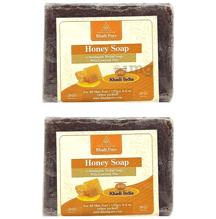 Khadi Pure Honey Soap (125gm Each)
