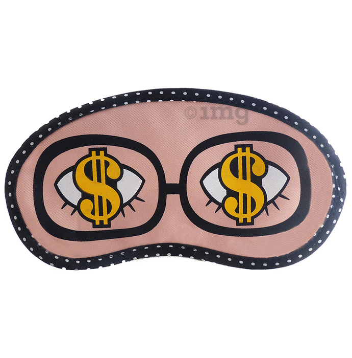 Jenna Sleeping Eye Mask for Insomnia, Puffy Eyes and Dark Circles Dollar Pink