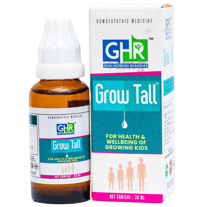 Ghai Homoeo Remedies Grow Tall Drops