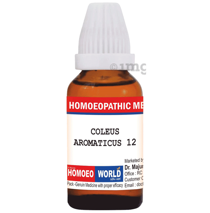 Dr. Majumder Homeo World Coleus  Aromaticus Dilution (30ml Each) 12 CH
