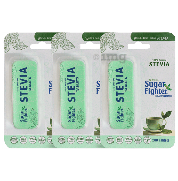 Sugar Fighter Stevia Tablets (200 Each)