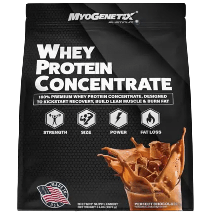 Myogenetix Whey Protein Concentrate Platinum Series Powder Chocolate