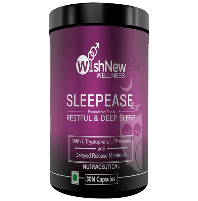 Wishnew Wellness Sleepease Restful & Deep Sleep Capsule