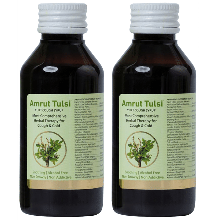 Amrut Tulsi Yukt Cough Syrup (100ml Each)