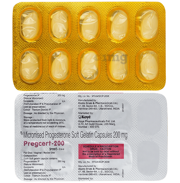 Pregcert 200 Capsule