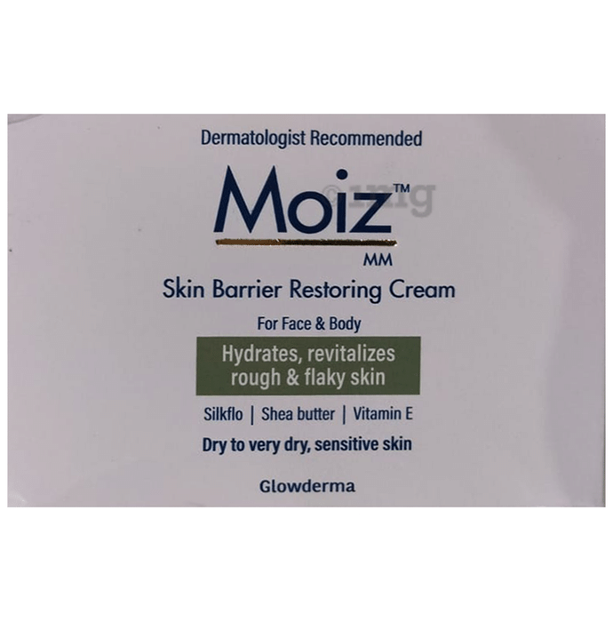 Moiz MM Skin Barrier Restoring Cream with Shea Butter & Vitamin E | For Dry to Very Dry, Sensitive Skin