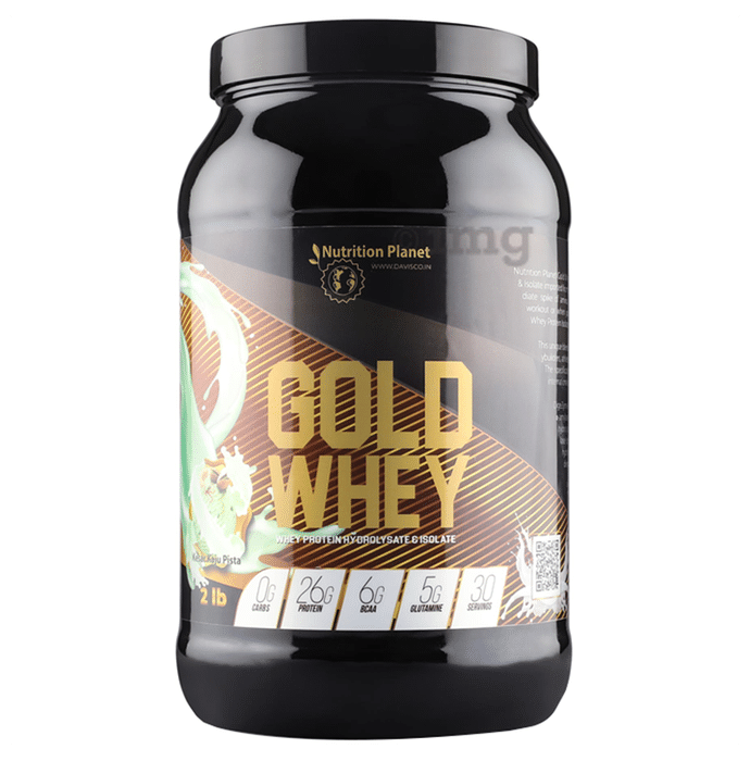 Nutrition Planet Gold Whey Powder Kesar Kaju Pista