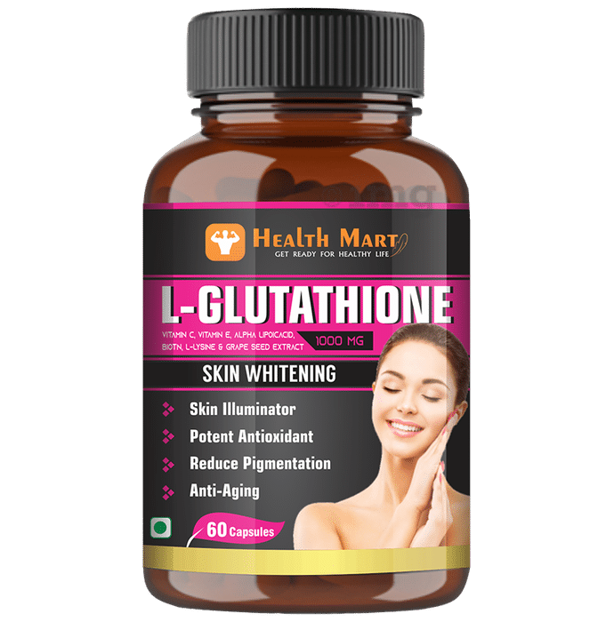 Health Mart L-Glutathione 1000mg Capsule