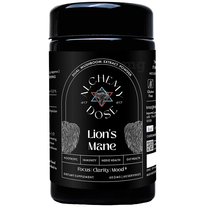 Alchemy Dose Lion's Mane Dual Mushroom Extract Powder