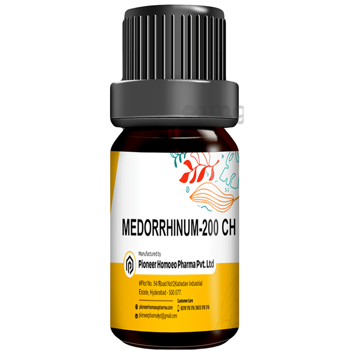 Pioneer Pharma Medorrhinum Globules Pellet Multidose Pills 200 CH