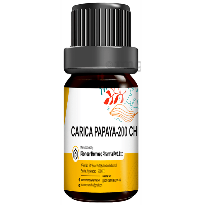 Pioneer Pharma Carica Papaya Globules Pellet Multidose Pills 200 CH